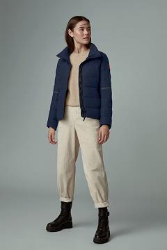 Chamarras Canada Goose Mujer Mexico - HyBridge Chaqueta De Plumas Azul Oscuro Marino EP5126307